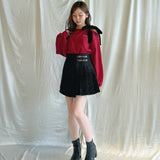 リボンワンショルトレーナー