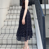 リボンタイフラワーワンピース