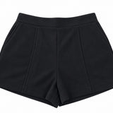 パネルラインスエードショートパンツ