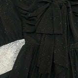 【SALE】レースラインリボンキャミワンピース