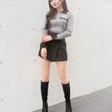 【予約商品10月下旬お届け】チェーンカラーZIPニット