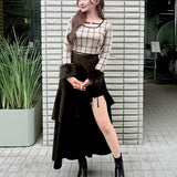 【予約商品9月上旬お届け】ファーカフスバックリボントップス