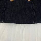 【SALE】テーラードジレドッキングミニワンピース