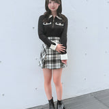 【予約商品10月下旬お届け】チェーンカラーZIPニット