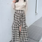 【予約商品10月上旬お届け】ショルダーリボンニット