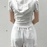 【SALE】レースパーカートップス（SET UP対応）