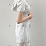 【SALE】レースパーカートップス（SET UP対応）