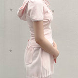 【SALE】レースパーカートップス（SET UP対応）