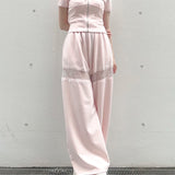 【SALE】レースパーカートップス（SET UP対応）