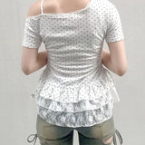 【SALE】チョーカーペプラムトップス