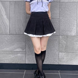 レースフリルTシャツ