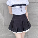 レースフリルTシャツ