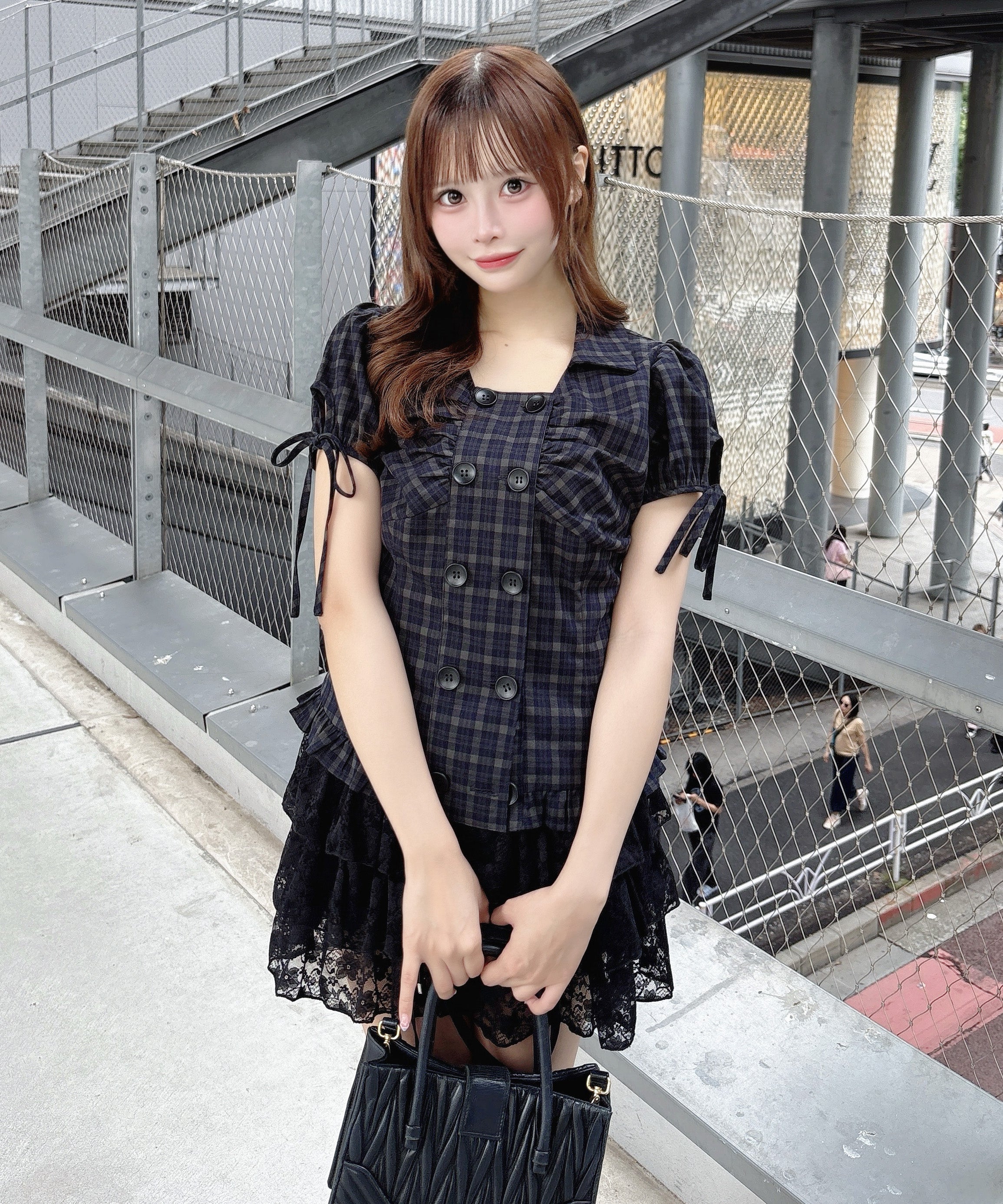【SALE】Ｗボタンブラウス