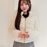 【予約商品10月中旬お届け】ショートウエストマークダウンコート