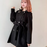 ビットスタンドカラーミドルコート