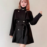 ビットスタンドカラーミドルコート