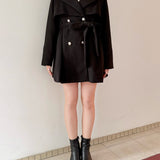 ビットスタンドカラーミドルコート