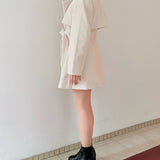 ビットスタンドカラーミドルコート