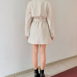 ビットスタンドカラーミドルコート