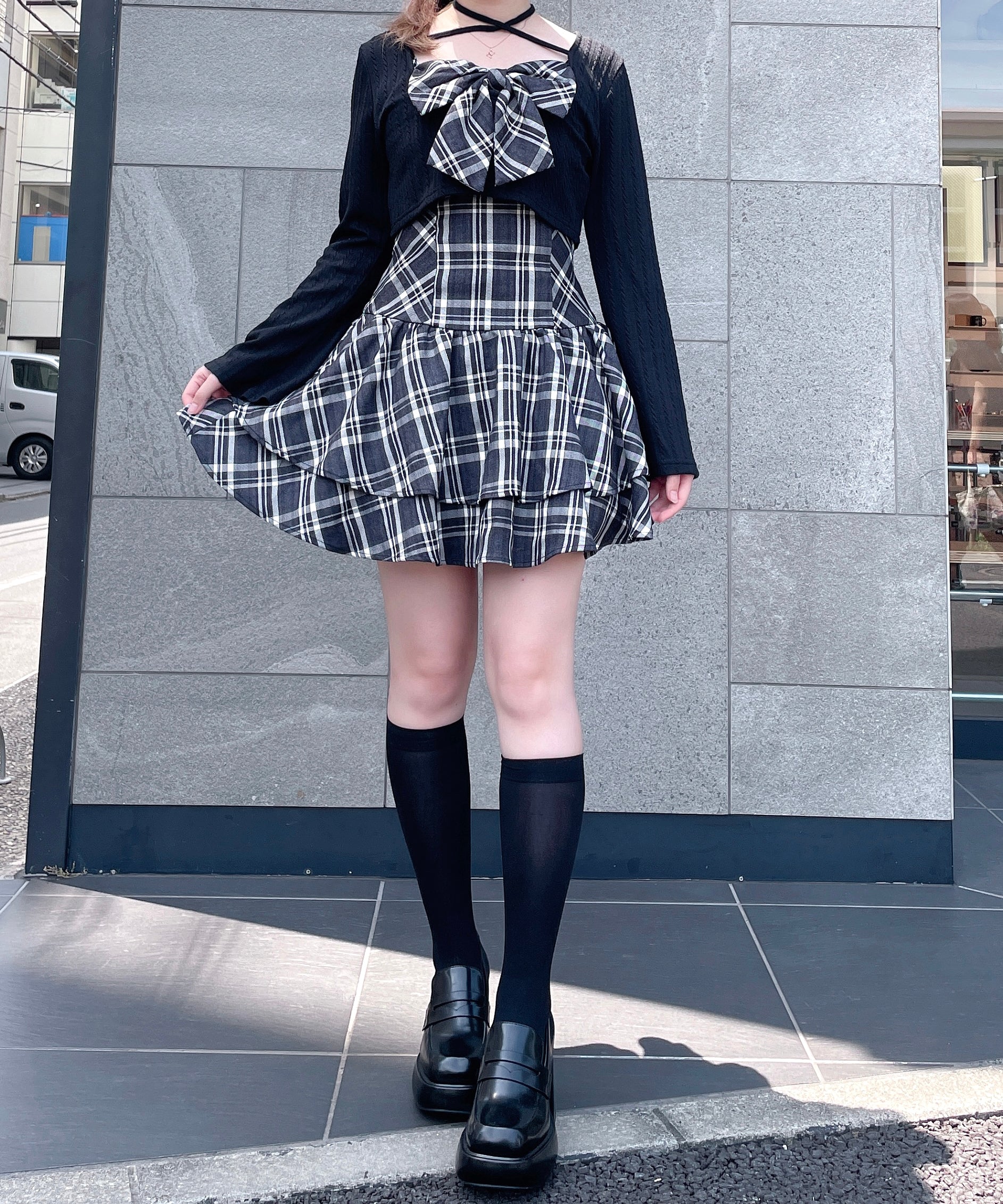 【7月31日(金)発売スタート】リボンアンサンブルワンピース