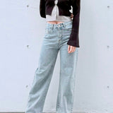 キルティングライクビジューデニム