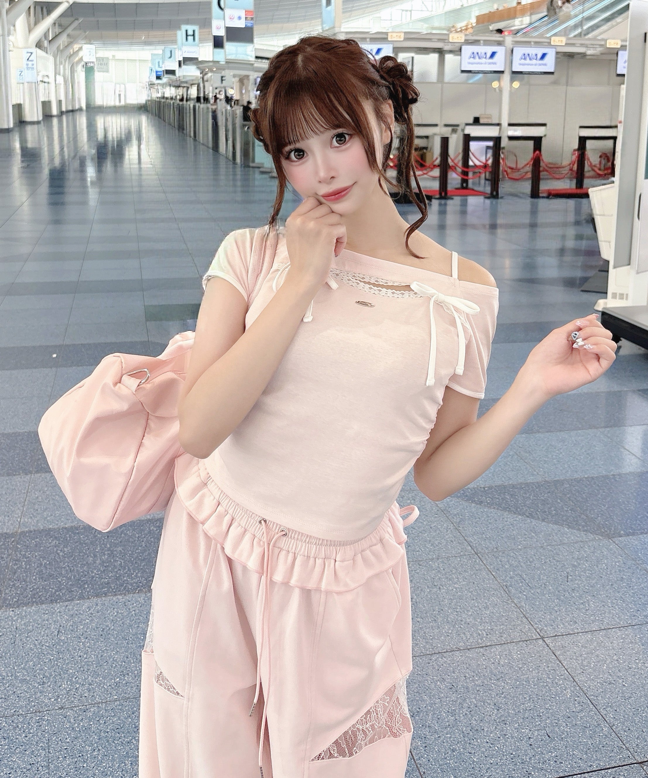 【6/26(金)発売スタート】オフショルリボンカットソー