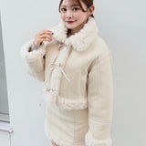 【予約商品12月中旬発送】リボンムートンジャケットSET