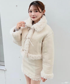 【予約商品12月中旬発送】リボンムートンジャケットセット