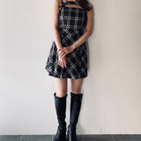 【予約商品9月中旬お届け】ショートニット×キャミワンピースセット
