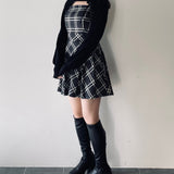 【予約商品9月中旬お届け】ショートニット×キャミワンピースセット