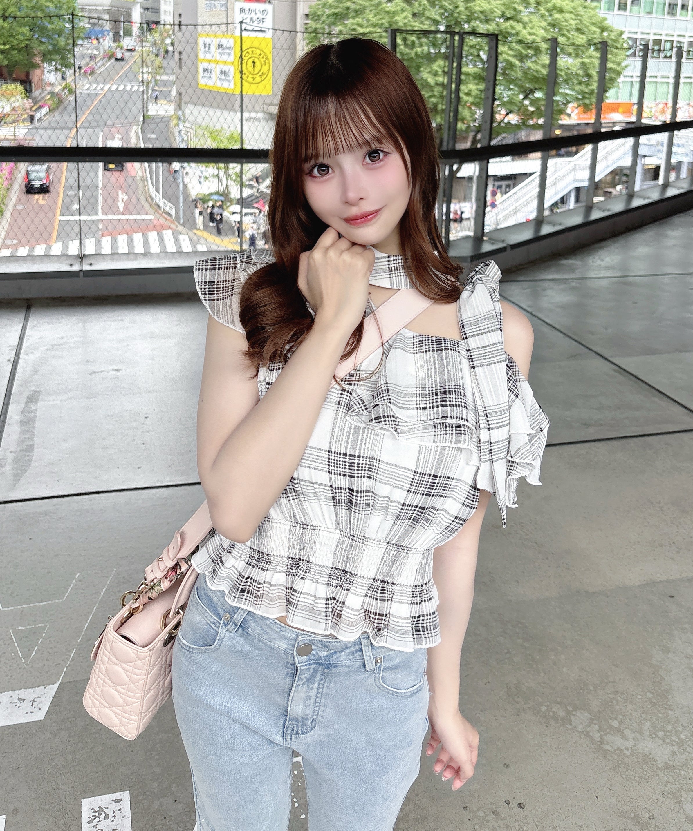 a.m.y.hさま専用 NOBLE ワンショルダーリボン ブラウス ワンショルリボンブラウス – PARK by one way（パークバイワンウェイ）