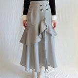 ビットラッフルスリットスカート