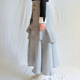 ビットラッフルスリットスカート