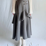 ビットラッフルスリットスカート