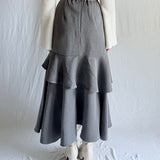 ビットラッフルスリットスカート