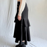 ビットラッフルスリットスカート