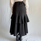 ビットラッフルスリットスカート