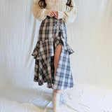 ビットラッフルスリットスカート