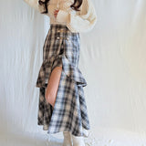 ビットラッフルスリットスカート