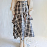 ビットラッフルスリットスカート