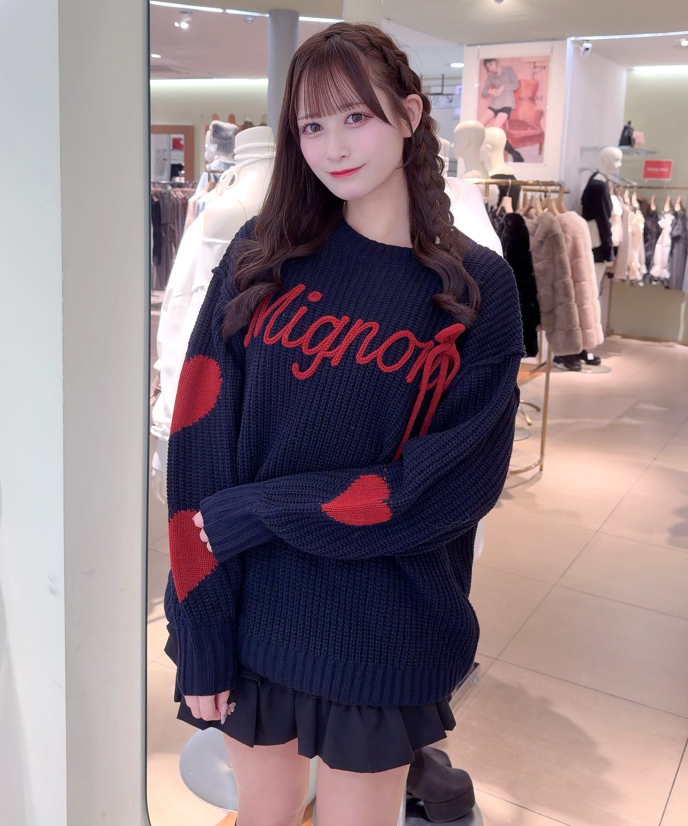【10月9日(金)発売スタート】ハートジャガーニット