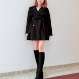 ビットスタンドカラーミドルコート