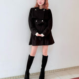 ビットスタンドカラーミドルコート