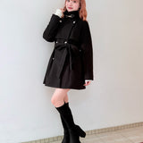 ビットスタンドカラーミドルコート