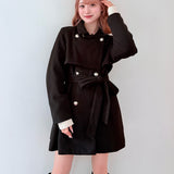 ビットスタンドカラーミドルコート