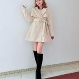 ビットスタンドカラーミドルコート