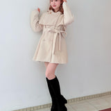 ビットスタンドカラーミドルコート