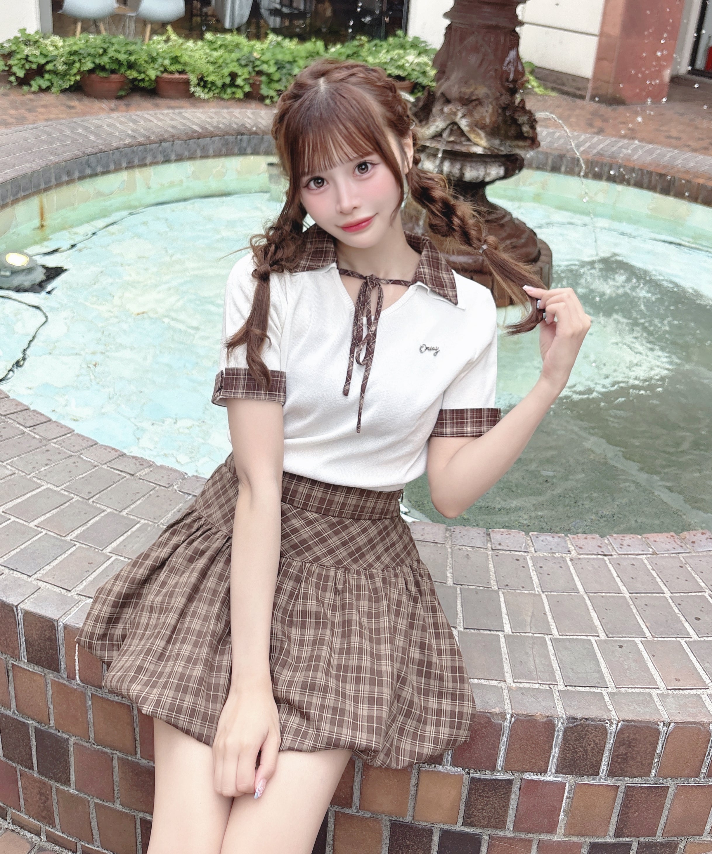 ダブルカラーニット