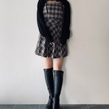【予約商品9月中旬お届け】ショートニット×キャミワンピースセット