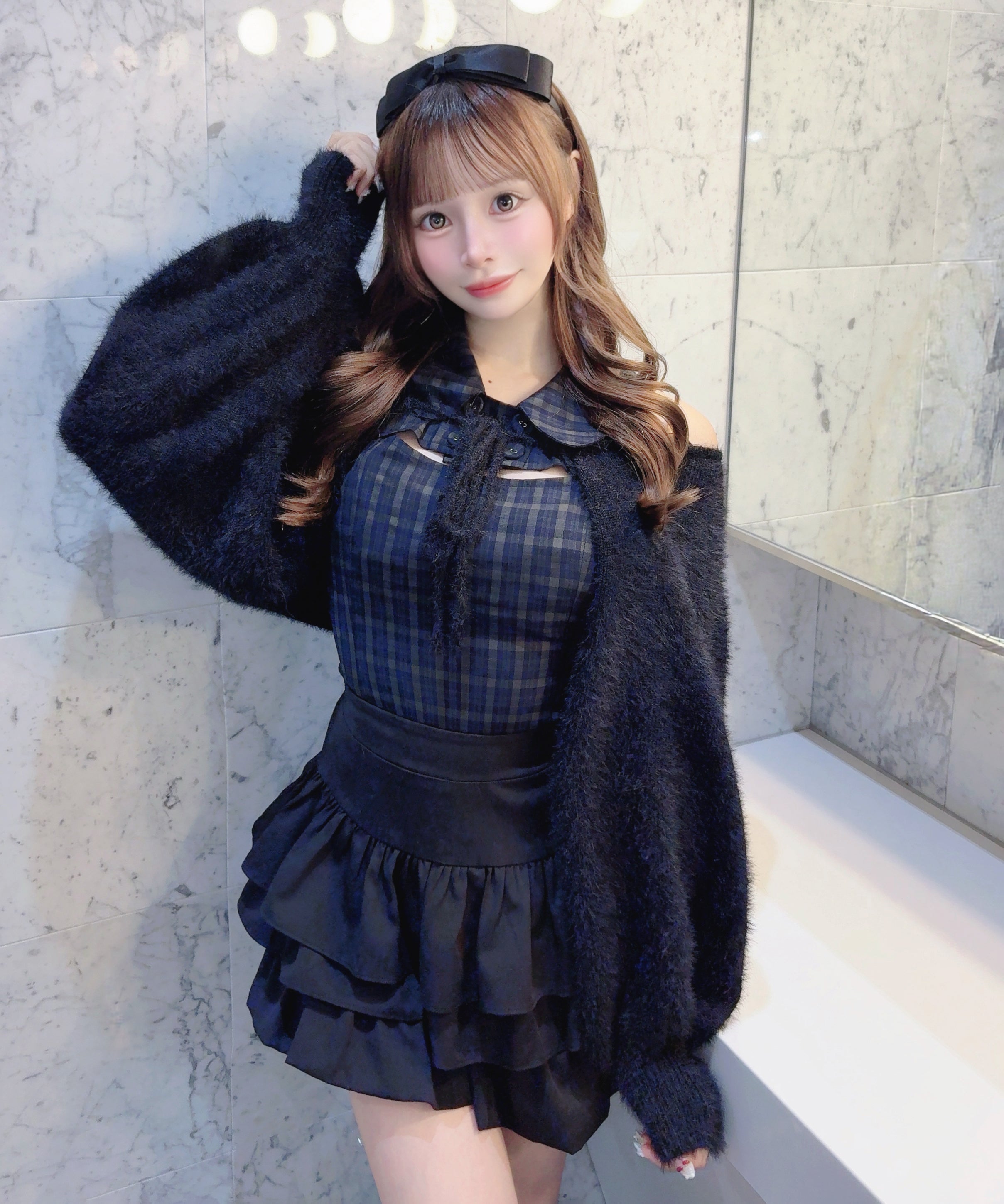 フェザーボレロアンサンブルトップス